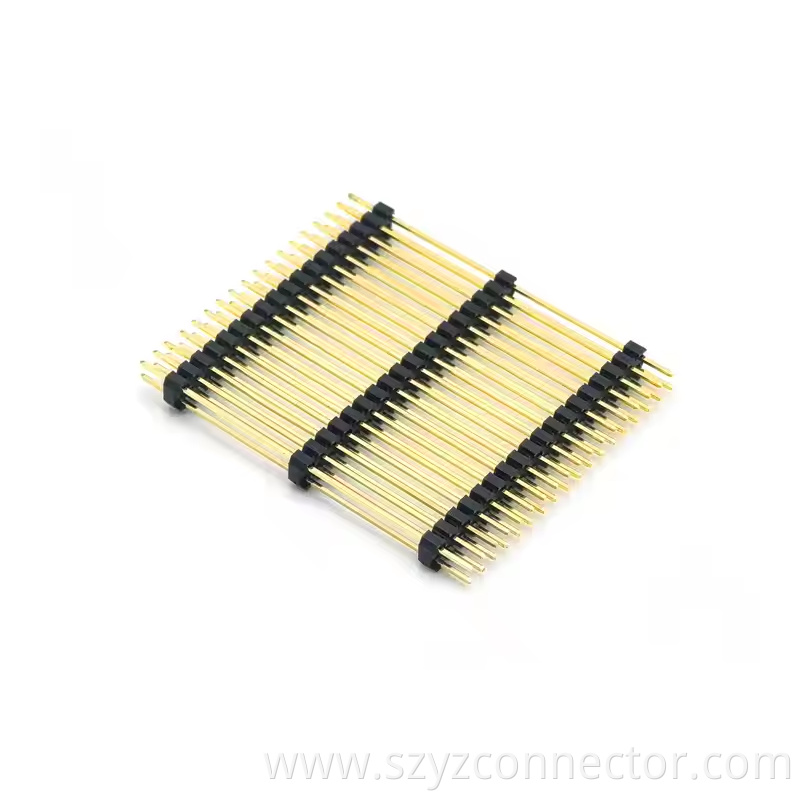 2.0mm Pitch Pin Header Connector Dual Row Threes plastic Straight SQ0.5mm H2.0mm 218P L=44mm (1)